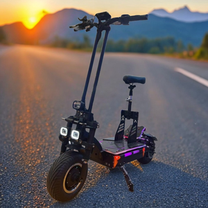 Hot Sale Foldable Electric Scooter 120km Long Range 72V 50Ah Lithium Battery 18 Mosfet 72v 60A Controller Powerful Adult Scooter - Product Image 1