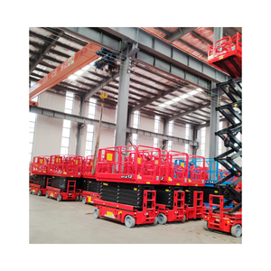 Elevador de tijera automático de elevación para hombre de 6m y 12m, andamio hidráulico, elevador de tijera de almacén autopropulsado - Product Image 4