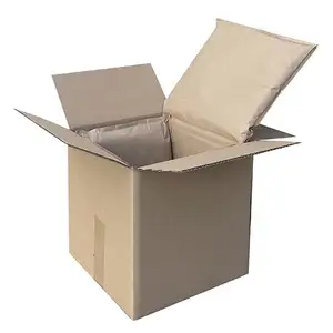 Bolsa aislante de papel de aluminio personalizada para entrega de alimentos, revestimiento de caja con aislamiento ecológico