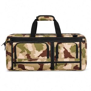 Échantillon gratuit, sac à couteaux de haute qualité, personnalisé, 3 couches, 18 poches, camouflage, polyester, sac à couteaux professionnel - Product Image 1