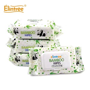 Elintree工厂批发环保一次性有机生物降解竹子婴儿湿巾 - Product Image 6
