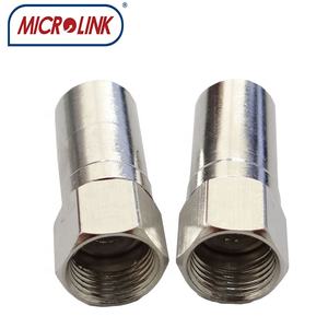 RG11 cable coaxial de doble/<span class=keywords><strong>triple</strong></span> blindaje conector F <span class=keywords><strong>enchufe</strong></span> coaxial rg11 crimpado en conector F - Product Image 3