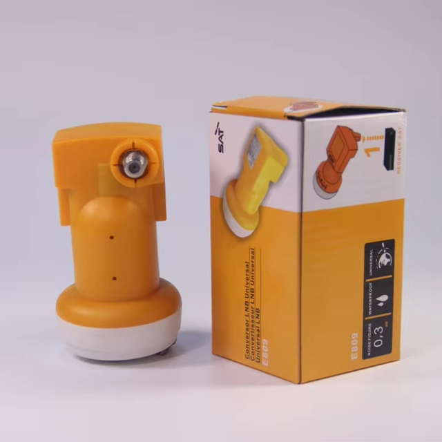 Single Port Ultra HD Ku Band LNB 950-2150MHz Low Noise Waterproof DVB-S2