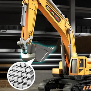 مصنع سبائك حفارة يموت الصب نموذج سيارة مصغرة لعبة احتكاك قوة سيارة لعبة سيارات معدنية - Product Image 2