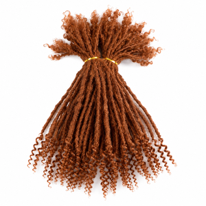 Extensions <span class=keywords><strong>de</strong></span> dreadlocks Sisterlocs 100% <span class=keywords><strong>cheveux</strong></span> humains, boucles aux extrémités, couleur noire naturelle 1B, texture douce, dreadlocks faites à la main - Product Image 4