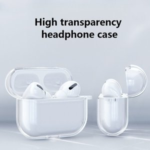 Étuis pour écouteurs transparents anti-perte pour Airpods 4 Pro2 3 Pro 1/2 génération Tpu <span class=keywords><strong>coque</strong></span> de protection souple - Product Image 2