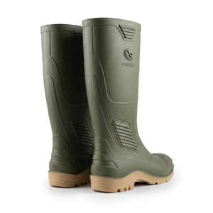 Las botas AP TERRA ECO 3 GR/YL/OR presentan un diseño ecológico en verde y naranja con una entresuela de PVC duradera. - Product Image 3
