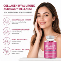 Neewwon Gummies au collagène en stock avec biotine et vitamine C, complément alimentaire pour la santé des cheveux, de la peau et des ongles pour adultes