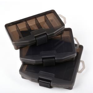 Boîte à leurres de pêche SNEDA en plastique rigide avec séparateurs réglables pour leurres minnow, crankbaits, pencil poppers, <span class=keywords><strong>VIBs</strong></span> - Product Image 1