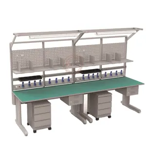 standard electrical laboratory table customized OEM antistatic esd workbench