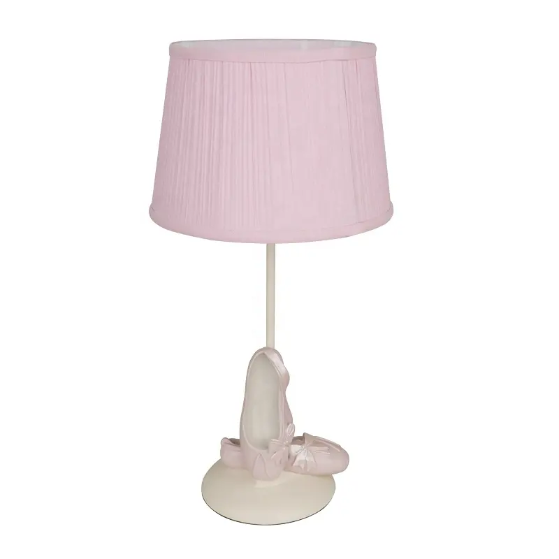 Cartoon pink design sweet children's princess cute room bedside decoration table lamp
