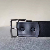 Ceinture pour homme en cuir véritable de luxe, de marque, avec boucle à ardillon en alliage, longueur 115 cm, couleur personnalisable