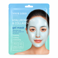 Masque facial en feuille de collagène coréen, hydratant, nourrissant, lissant, adoucissant, format voyage, pour tous types de peaux