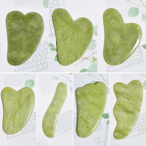 HUIYING Naturel Xiuyan Jade Gua Sha Planche Bar Beauté Rouleau Plaque de Mise au rebut Guasha Massage Faceroller - Product Image 6