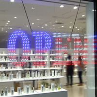 Panneau d'affichage LED OPEN drapeau américain 10 pouces 14 pouces CBD publicité SMD LED à montage en surface