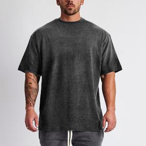 Camiseta Deportiva de Hombre de Alta Calidad, Personalizada, 230 GSM, Tela de Algodón Dobby, Impresión Serigráfica, Cuello Redondo, Manga Corta, Corte Regular, Secado Rápido - Product Image 3