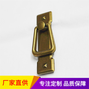 Classic Rectangular Zinc Alloy Cabinet Handle European Style <b>Antique</b> Bronze Durable Furniture Hardware - Product Image 5