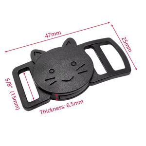 Boucles de ceinture détachables en plastique pour collier de fabricant - Product Image 1