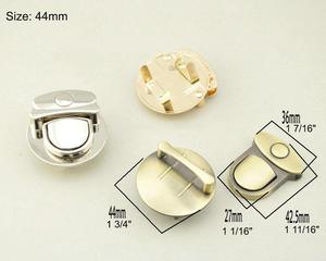 Khóa Ví Tròn Bằng Kim Loại Khóa Kẹp Lưỡi 22 36 44 Mm Khóa Kẹp Ly Hợp Phụ Kiện Sửa Chữa Túi Màu Bạc Vàng Đồng Màu Đen - Product Image 5