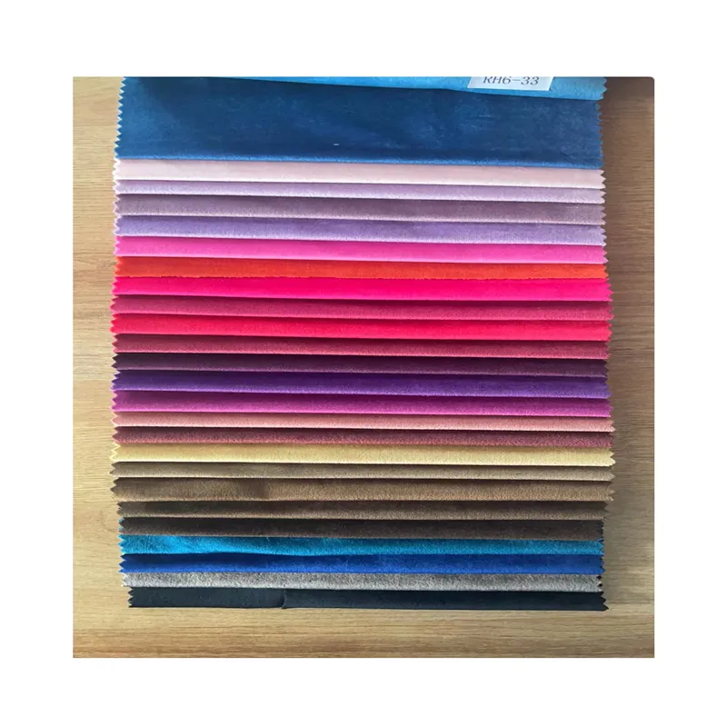 100 Polyester Holland Velvete Upholstery Fabrics For Sofas And Furniture