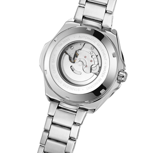<span class=keywords><strong>Montre</strong></span> mécanique automatique de luxe <span class=keywords><strong>pour</strong></span> <span class=keywords><strong>homme</strong></span> Forsining 1228 de haute qualité avec réserve de marche, répétiteur, bracelet en acier inoxydable et verre saphir - Product Image 6