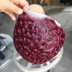 Promozione: Parrucca Frontale in Pizzo 13x4 di Alta Qualità con <span class=keywords><strong>Capelli</strong></span> Umani Brasiliani Remy, Corta per Bob Ricci, Nero Naturale, Densità 150%, Senza Colla - Product Image 2