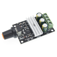 Réglable 3A 80W PWM contrôleur de vitesse du moteur commutateur de potentiomètre de contrôle de vitesse Variable pour DC 6V Module de cartes de pilote de moteur