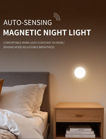 Nouvelle lampe murale intelligente à induction magnétique à économie d'énergie avec capteur IR et design simple