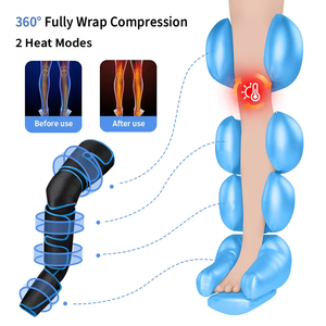 Top Sell profession elle elektrische Wärme Kneten Luft kompression Bein massage gerät vibrieren volles Bein Muskel massage Werkzeug zur Schmerz linderung - Product Image 3