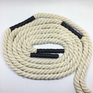 Высококачественный плетеный хлопковый шнур макраме с логотипом на заказ для сумок и одежды, толстая веревка для перетягиваний для домашнего текстиля - Product Image 1