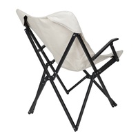 Chaise de pêche de plage compacte pliable avec cadre métallique robuste résistant à l'usure