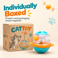 Distributeur de nourriture pour animaux de compagnie, boule de puzzle pour chat, jouet pour chien, friandise roulante, récompense, exercice intérieur, entraînement d'intelligence, produits