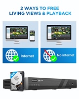 Neuerscheinung 16-Kanal 16x 5MP PoE Kabelgebundenes CCTV-System mit 4TB HDD, KI-Vollfarb-Nachtsicht, Zwei-Wege-Audio, Großhandel Sicherheitskamerasystem