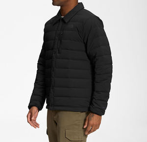 Veste matelassée personnalisée à col rabattu, style urbain, pour homme, d'hiver, décontractée, légère, chaude, coupe-vent, écologique, devant - Product Image 1