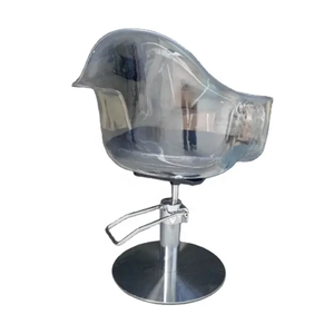 Nouvelle chaise de coiffure moderne et simple en acrylique pour salon de beauté pour la coupe de cheveux - Product Image 1