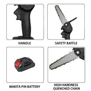 Mini-tronçonneuse électrique Ananke Tools de qualité industrielle et DIY, alimentée par batterie, légère, pour la taille des arbres de jardin, avec support OEM - Product Image 4