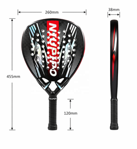 Raquettes de <span class=keywords><strong>padel</strong></span> en gros en fibre de carbone 3k/12k/18k, portables, de forme ronde/goutte d'eau/diamant, raquettes de <span class=keywords><strong>tennis</strong></span> de <span class=keywords><strong>padel</strong></span> en carbone 24k - Product Image 2