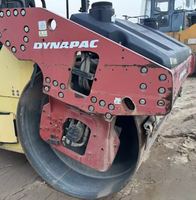 Rouleau vibratoire à double tambour Dynapac CC524HF d'occasion, compresseur d'asphalte tandem de 11 tonnes pour la construction routière