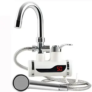 HOT SELLING 3S Instant Tankless 3000W Hot Water Heater Fast Heating Tap Electric Water Kitchen Faucets with LED Digital Display