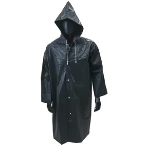 新产品黑色防水EVA雨披雨衣Regenjacke