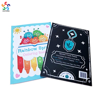 Libro de Colorear para Niños de Papel Recubierto y Laminado con Película Cosida e Impresa Personalizada OEM de Caifeng Guangxi