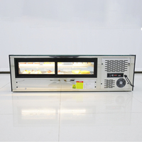 Vitrine Réfrigérée de Luxe pour Sushi, Forme Arc, avec Refroidissement par Air, Verre Trempé, Éclairage LED, pour Bar et Buffet, Numérique