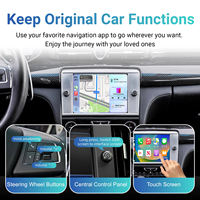 Módulo Decodificador de Cámara Trasera AHD Inalámbrico Apple CarPlay Android Auto AirPlay Plug and Play con WiFi/Bluetooth Integrado para Cayenne Macan