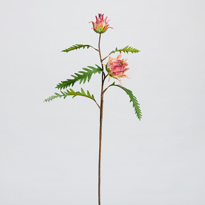 59cm High Quality 2 Heads Artificial Artichoke Flower Protea Flowers Outdoor Home Restaurant Decoration - Product Image 5