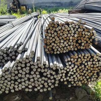 Q235 1/2 \ "3/8 \" 5/8 \ "pouces barres en acier ondulé barres de fer barres d'armature déformées pour le pliage de bâtiments d'armature en béton