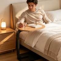 Petite table basse, étagère de chevet, table d'appoint pour canapé, table de chevet moderne minimaliste mobile et simple pour la maison