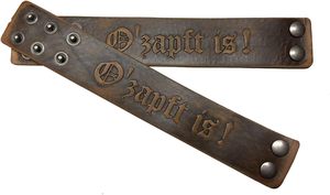 Bracelets manchette mode en cuir marron pour <span class=keywords><strong>homme</strong></span> Bavière Autriche O'zapft Is Weidmann's Heil <span class=keywords><strong>Pompier</strong></span> Dieu Honneur pour <span class=keywords><strong>Costume</strong></span> - Product Image 4