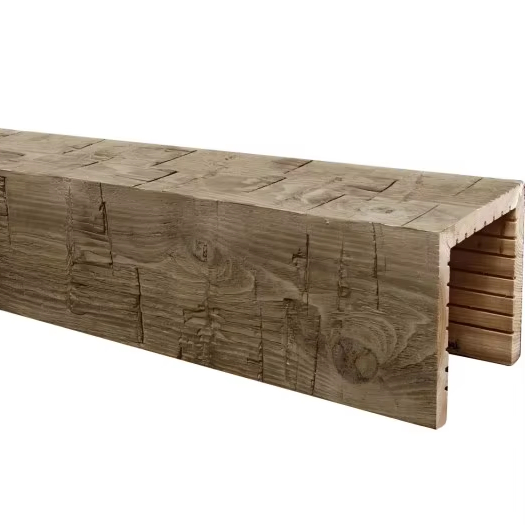 Geflschte Holzbalken  langlebiges, hochwertiges Baumaterial