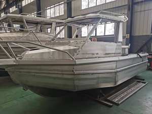 Bateau de pêche en aluminium soudé Gosper Easy Craft 6,5 m (<span class=keywords><strong>20</strong></span> pieds) à fond en V profond, avec flotteurs, coque, bateaux à rames - Product Image 4