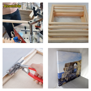 Haute Qualité D'impression Giclée <span class=keywords><strong>Paris</strong></span> Tour Eiffel Noir Art Rue Ville View Photographie Photo Toile Peinture Murale Décor - Product Image 6